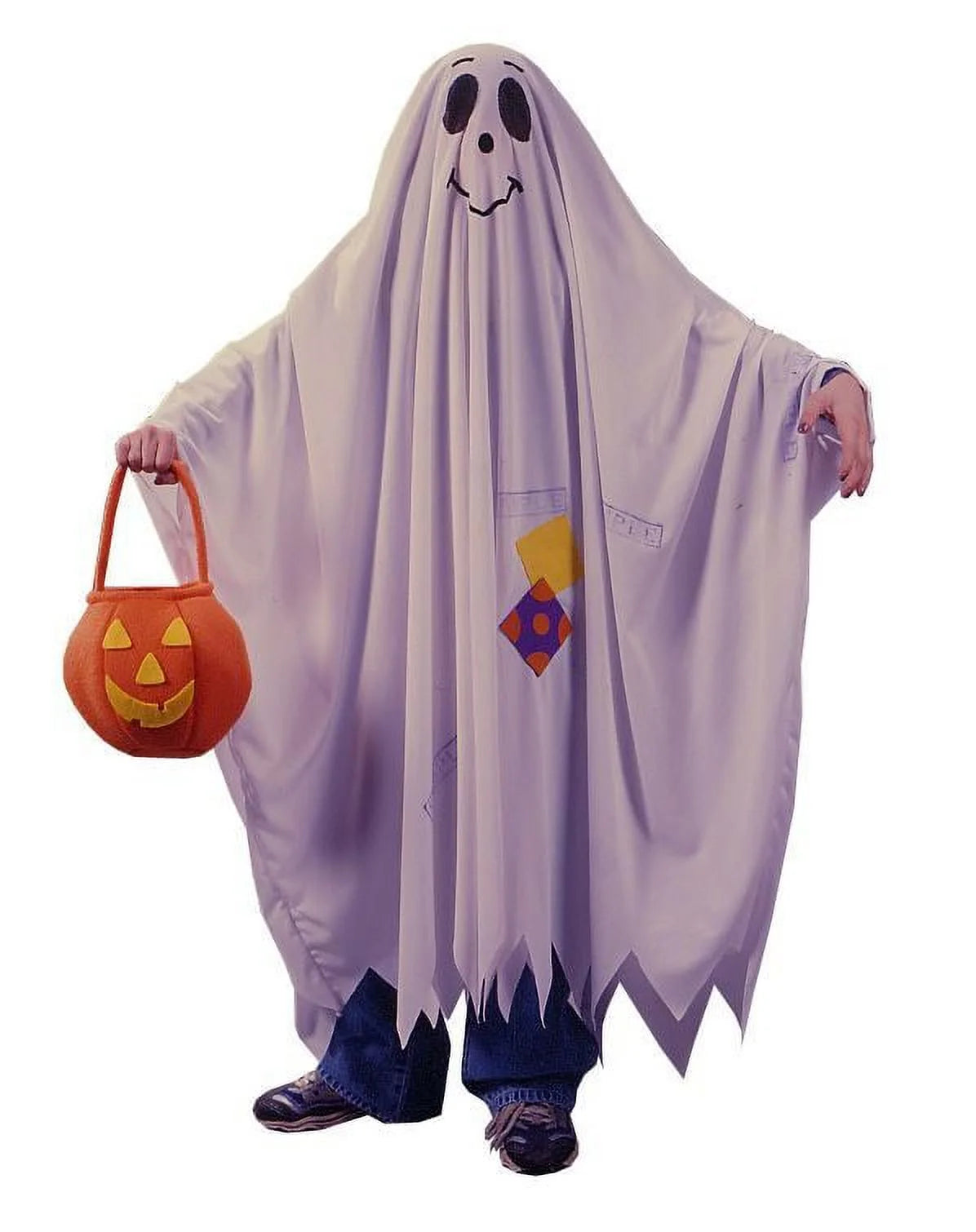 BooBuddy™ Friendly Ghost Halloween Costume – Fancy Dress for Kids, Boys & Girls, Small Size