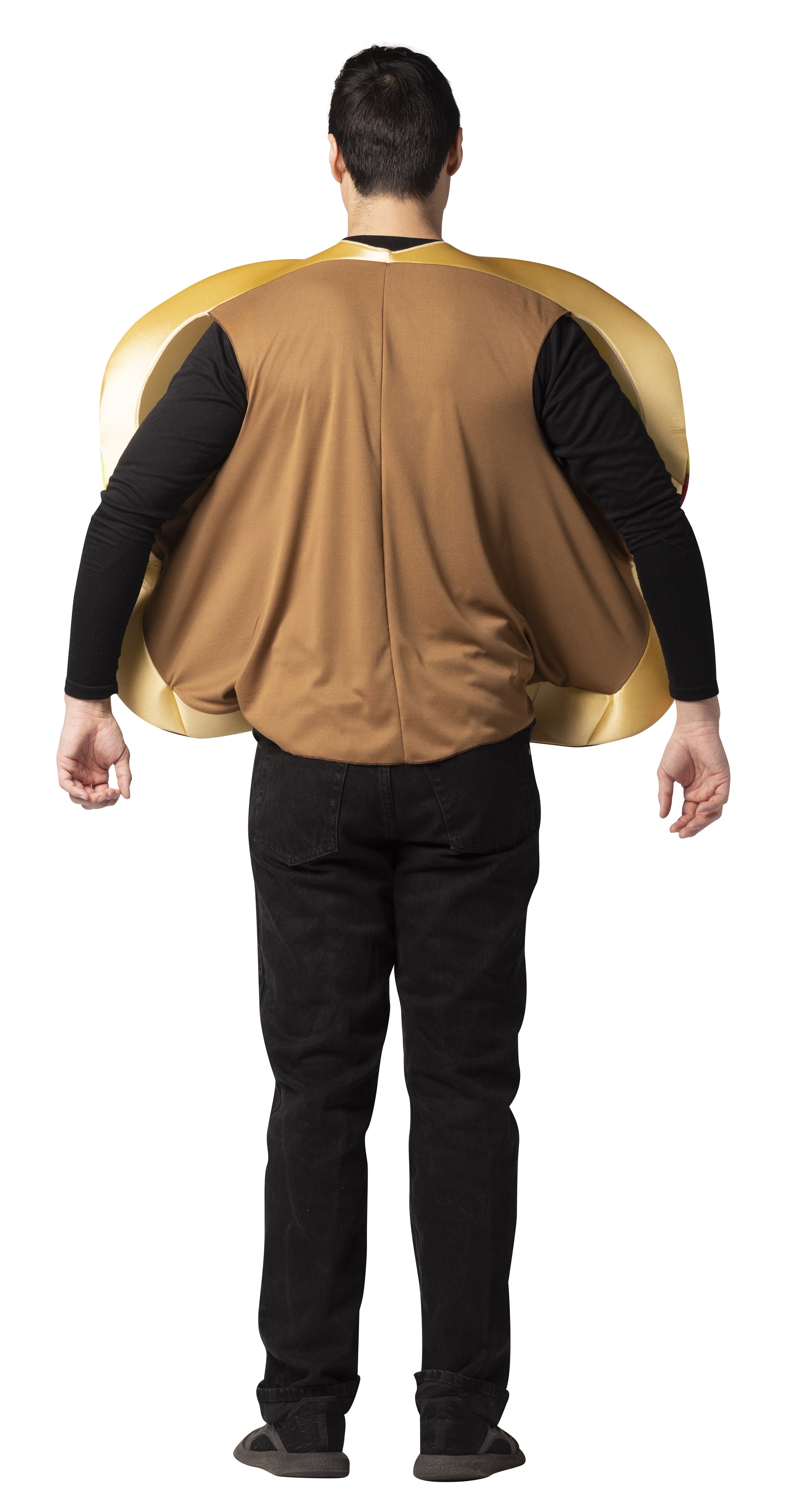 BurgerBlast™ Cheeseburger Halloween Costume for Adults – One Size, Funny Food Fancy Dress Tunic